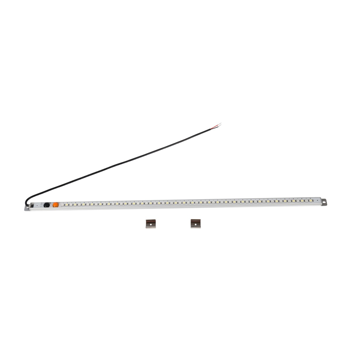 Silver 5050 dual-switch LED hard light bar low voltage 12V with magnet, easy to install and simple L
