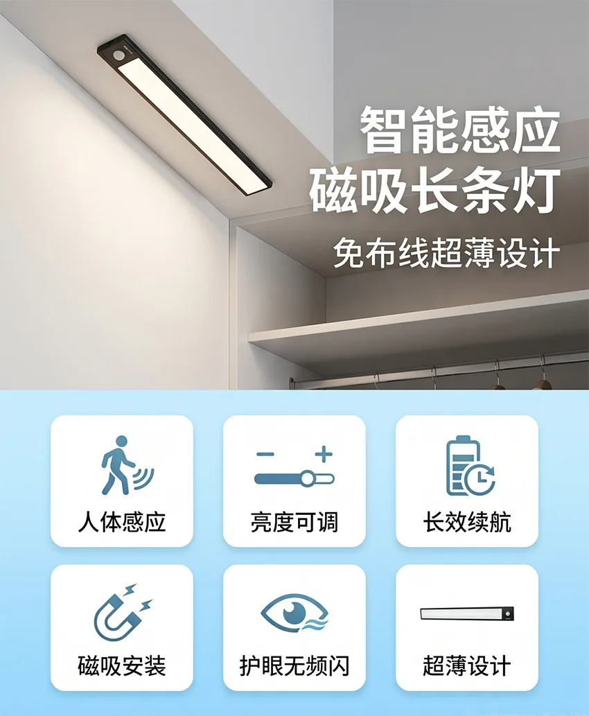 橱柜与储物空间感应照明 5
