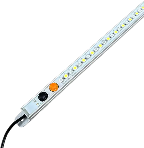 12V LED Rigid Strip 30cm/50cm/100cm Dimmable Dual Colour White/Amber, IP67 Waterproof，Silver/Black